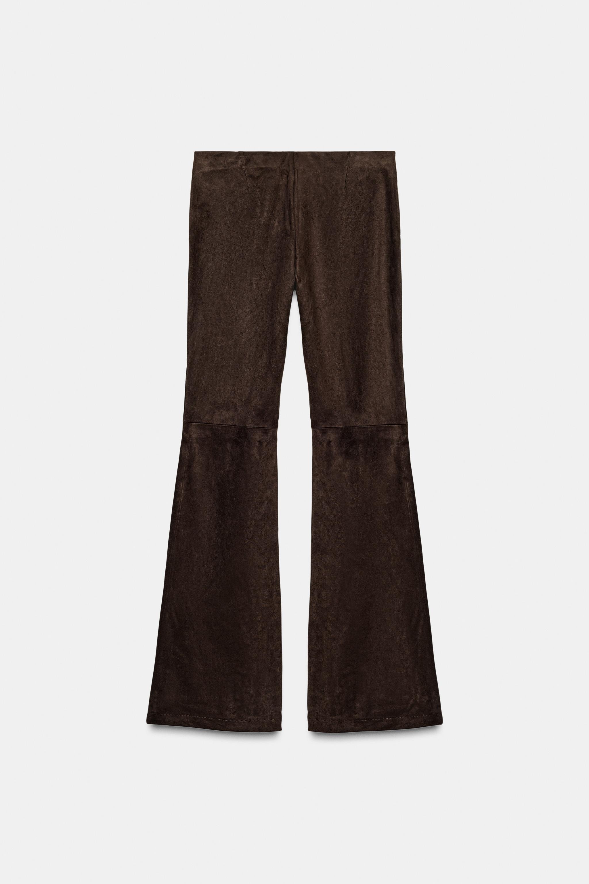 PANTALON FLARE AVEC NŒUD